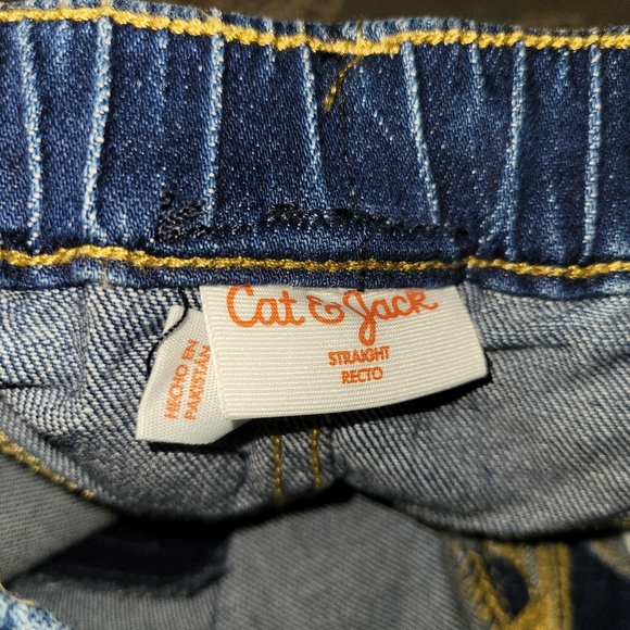 NWT | 2 Pairs of Cat & Jack Girls High Rise Straight Jeans | Size 14 - Picture 5 of 14
